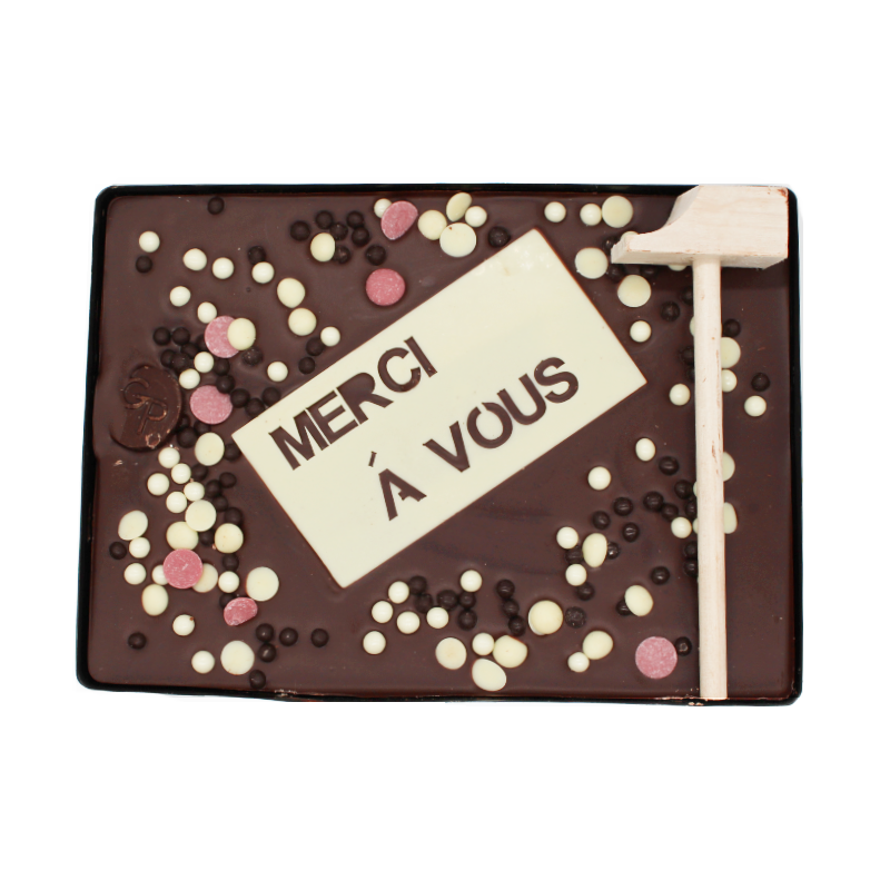 Noir gourmand "Merci à vous"