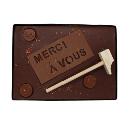 XXL noir sans sucre "Merci à vous"